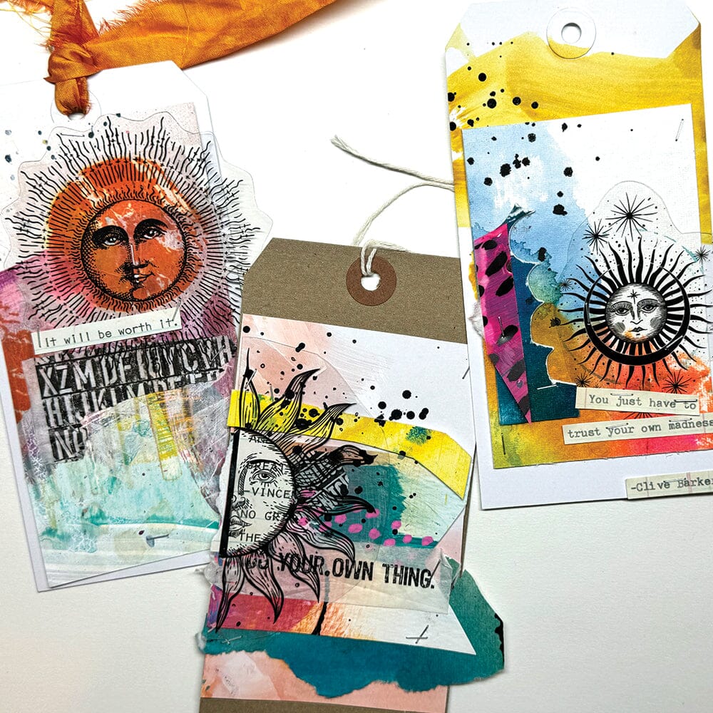 Dina Wakley Media Transparencies - Frames & Figures Set 2 (cadres Et Figurines