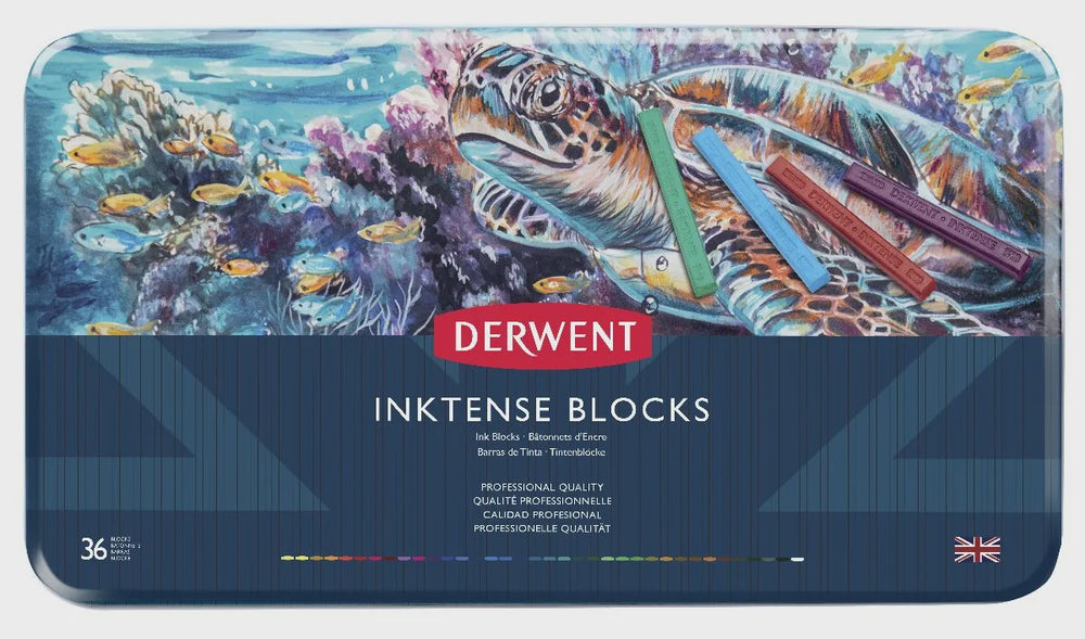 Derwent Inktense Blocks Tin 36pc