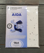 Zweigart Aida 14ct Fat Quarter Splash - Light Basalt