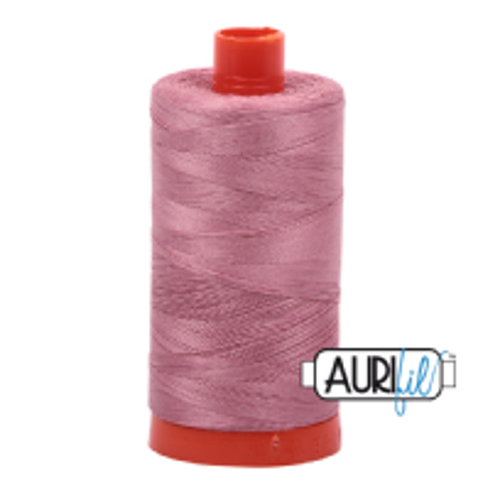 Aurifil 50 Wt 100% Cotton 1300m - 2445 Victorian Rose