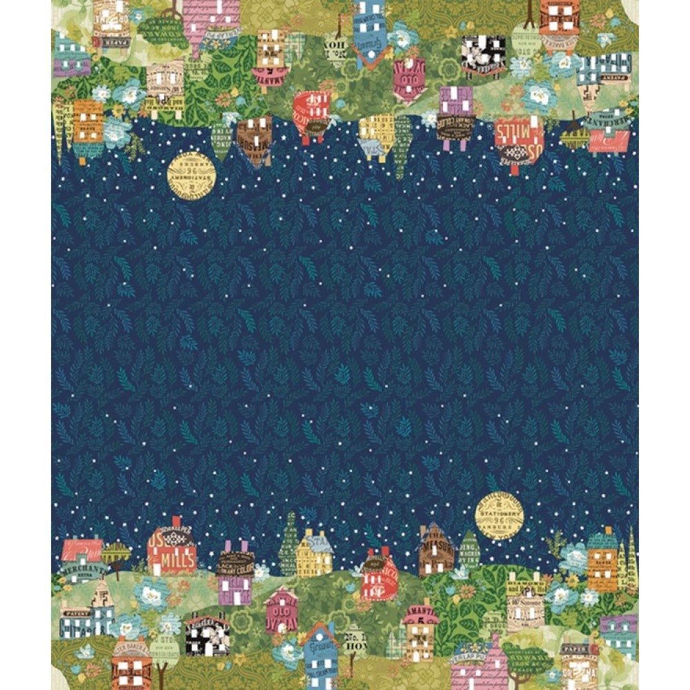 Paper Hamlet Double Border - Midnight