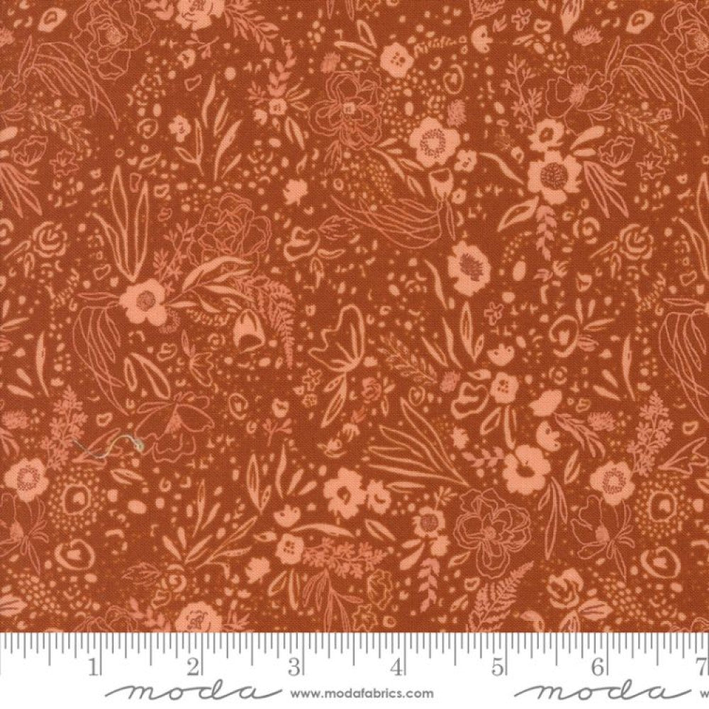 Field OF Fancy Small Floral - Spice – BowerBirdNZ