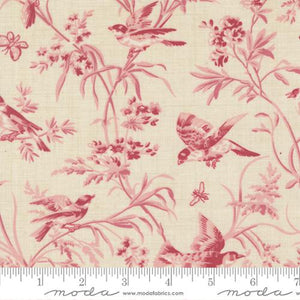 Aviary De Trianon Pearl/ Faded Red