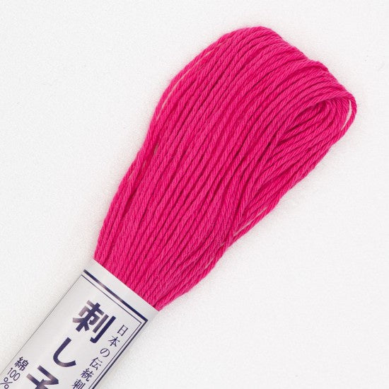 Sashiko Thread Hot Pink