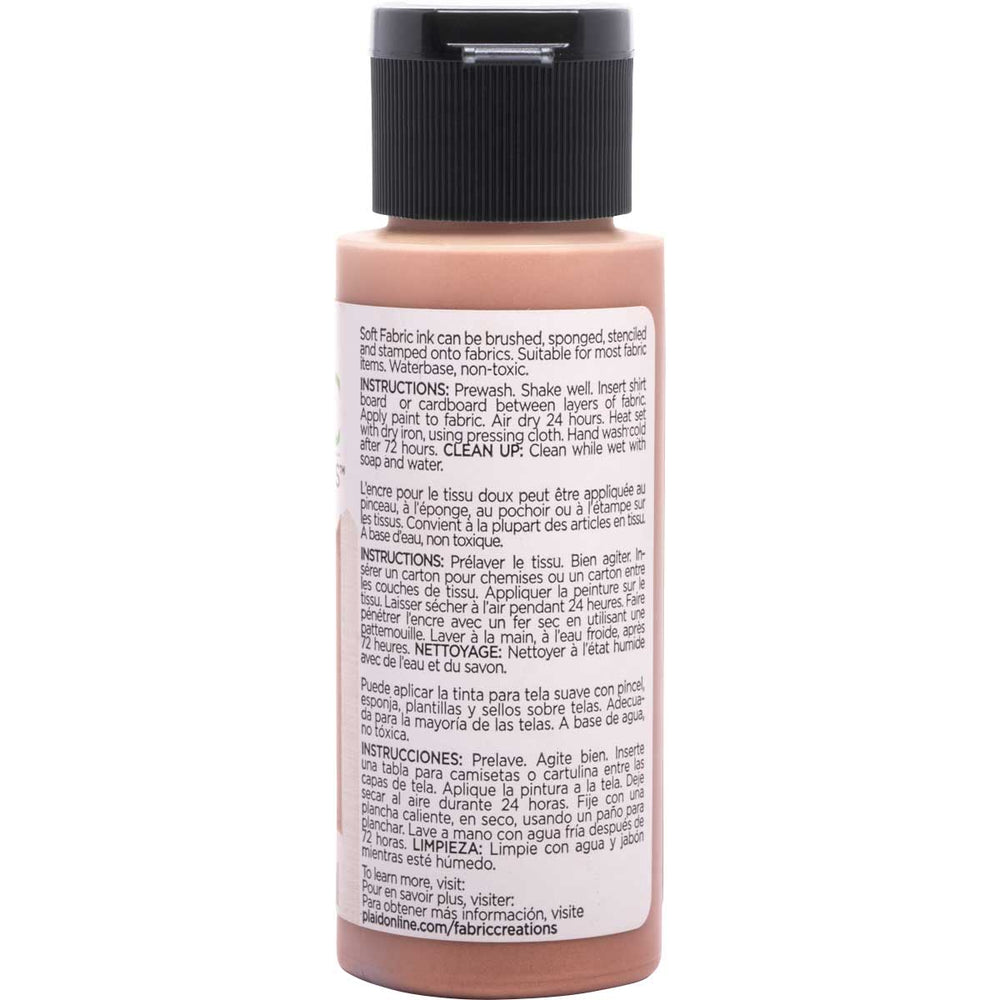 Fabric Creations Soft Fabric Ink 59ml Metallic Rose Gold