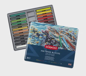 Derwent Inktense Blocks Tin 24pc