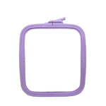 Nurge Plastic Square (Rectangular) Hoop 19.5x22cm - No 3 Pastel Lilac