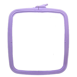 Nurge Plastic Square (Rectangular) Embroidery Hoop 25x28cm - No 4 Pastel Lilac