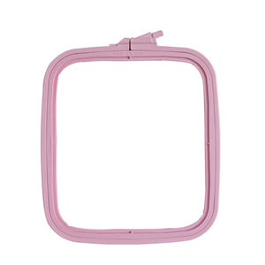 Nurge Plastic Square (Rectangular) Hoop 19.5x22cm - No 3 Pastel Pink