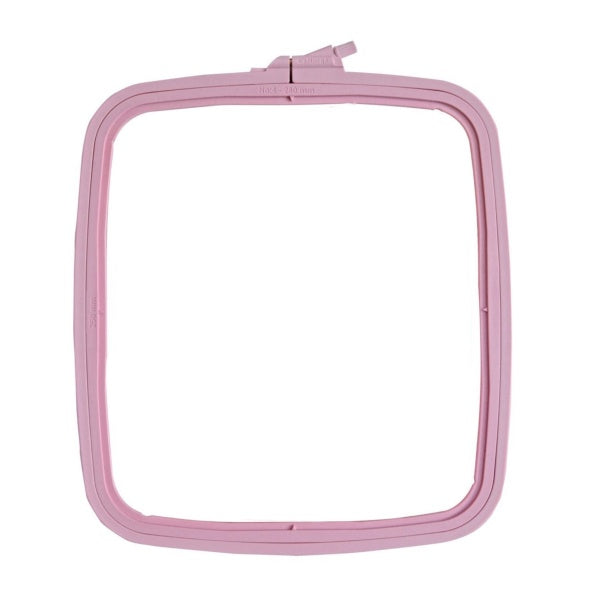 Nurge Plastic Square (Rectangular) Embroidery Hoop 25x28cm - No 4 Pastel Pink