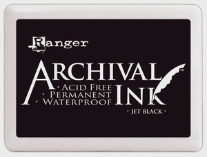 Ranger Archival Ink Pad Jet Black Jumbo