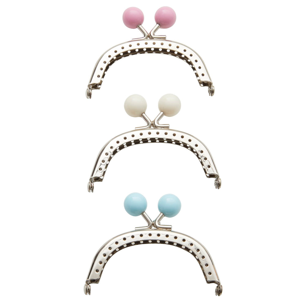 Sew-In Bauble Clasp (3x2.25") Light Blue