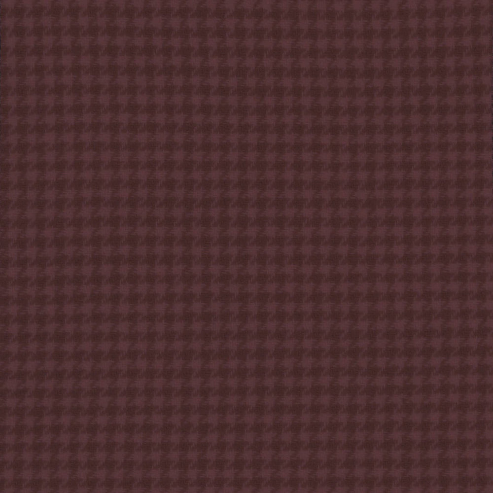 Sue Spargo Houndstooth Wool Fat Eighth Black Cherry