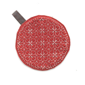 Sashiko Coaster Kit Brick (6pc)