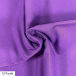 Organic Premium Cotton Solid Purple
