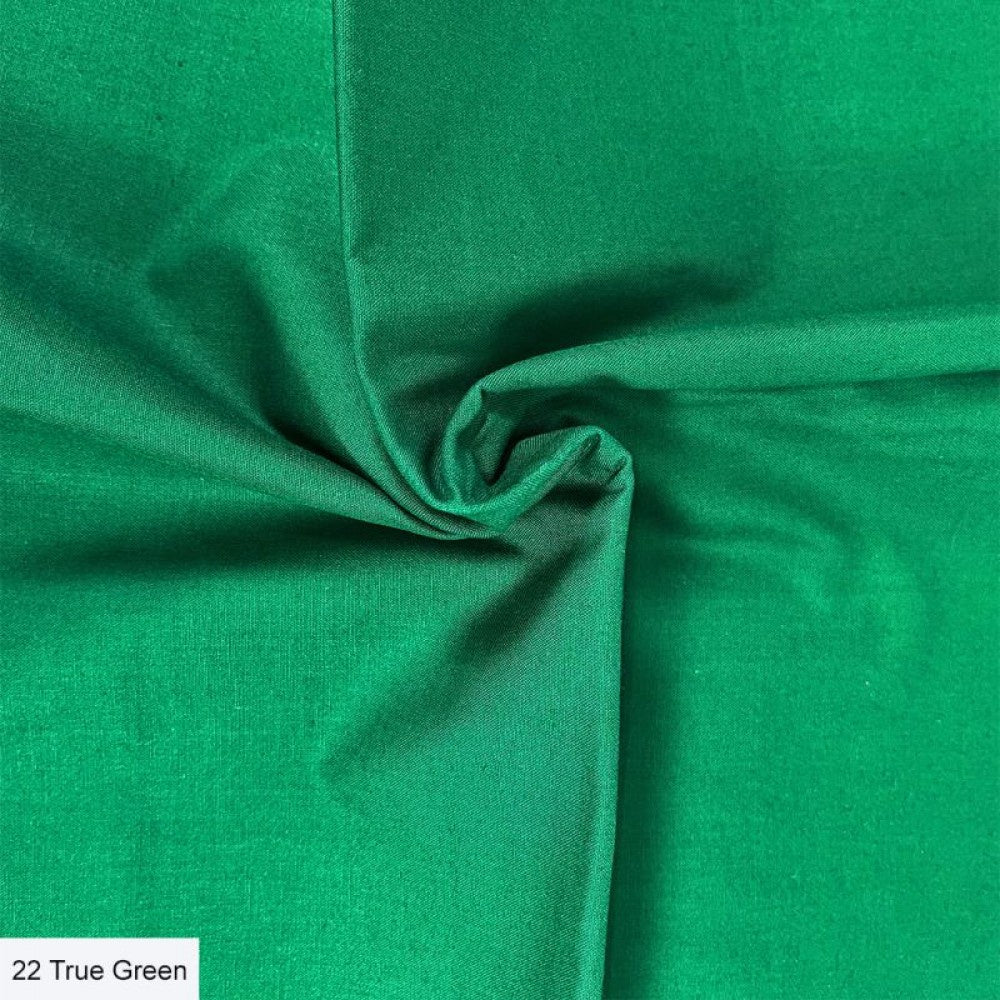 Organic Premium Cotton Solid True Green