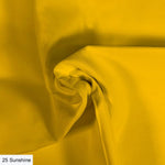 Organic Premium Cotton Solid Sunshine