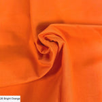 Organic Premium Cotton Solid Bright Orange