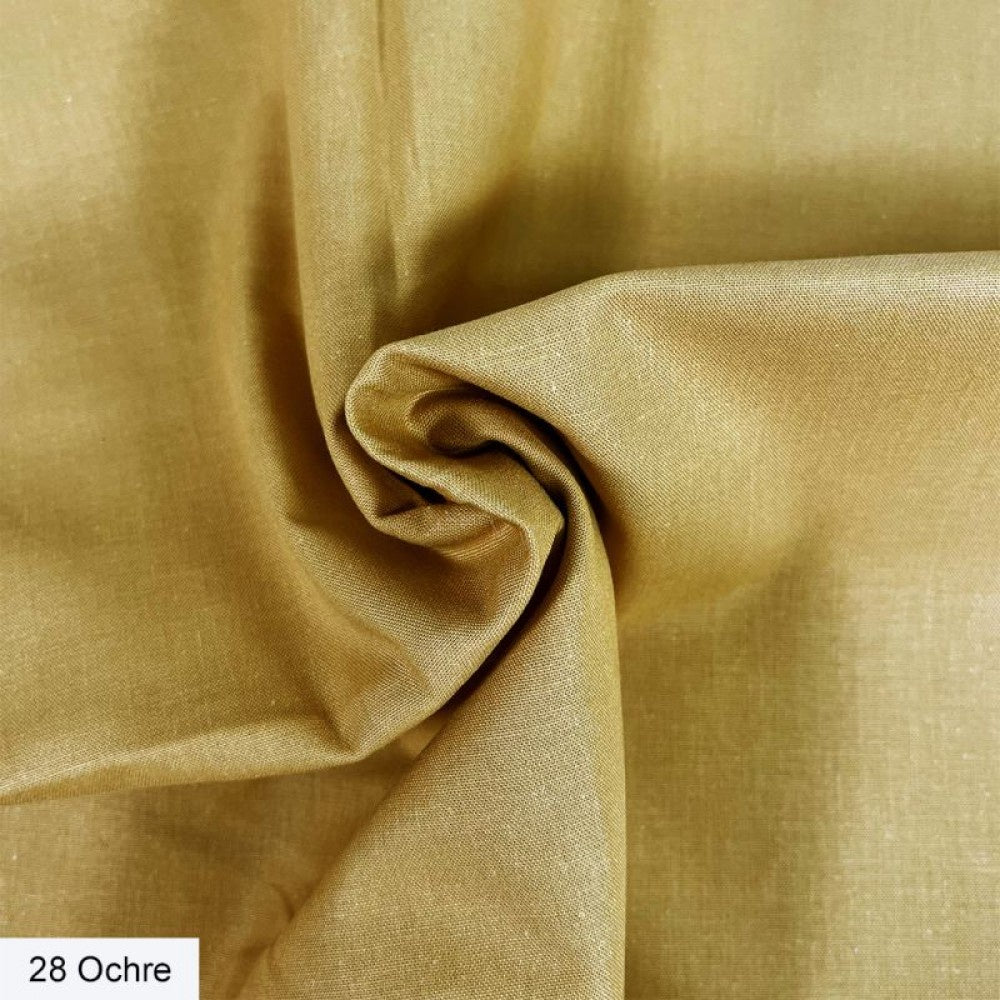 Organic Premium Cotton Solid Ochre