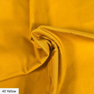 Organic Premium Cotton Solid Yellow