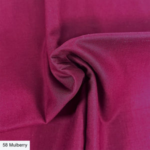 Organic Premium Cotton Solid Mulberry