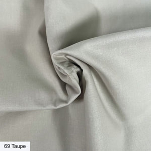 Organic Premium Cotton Solid Taupe