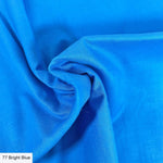 Organic Premium Cotton Solid Bright Blue