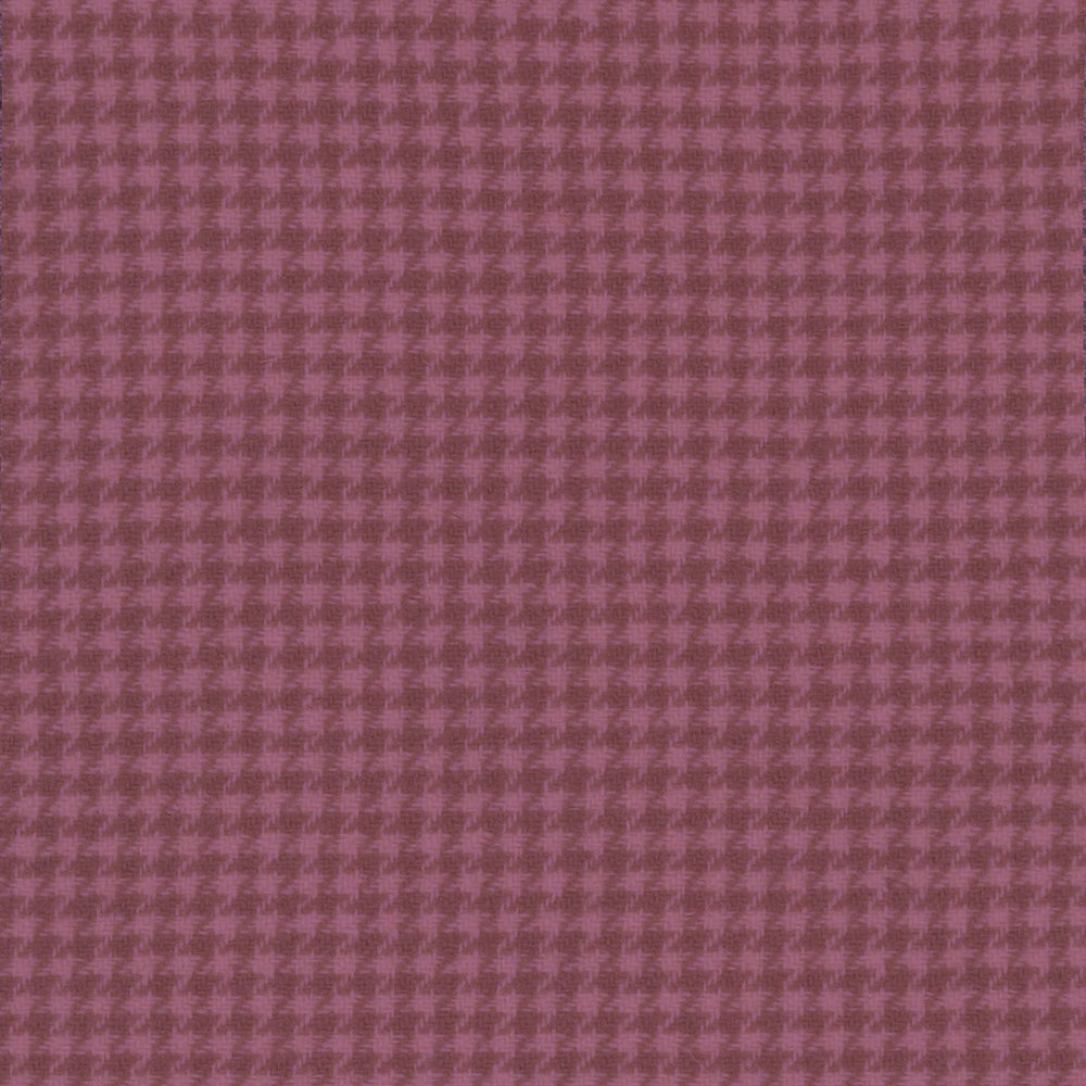 Sue Spargo Houndstooth Wool Fat Eighth Dogwood Rose