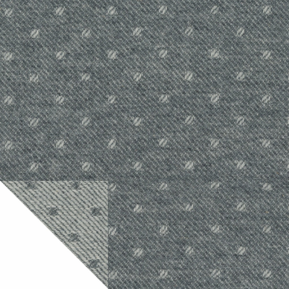 Sue Spargo Polka Dot Wool Fat Eighth Grey Parchment