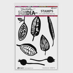 Dina Wakley MEdia Stamp - Bold Botanicals