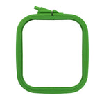 Nurge Plastic Square (Rectangular) Hoop 14.5x16.5cm - No 2 Green