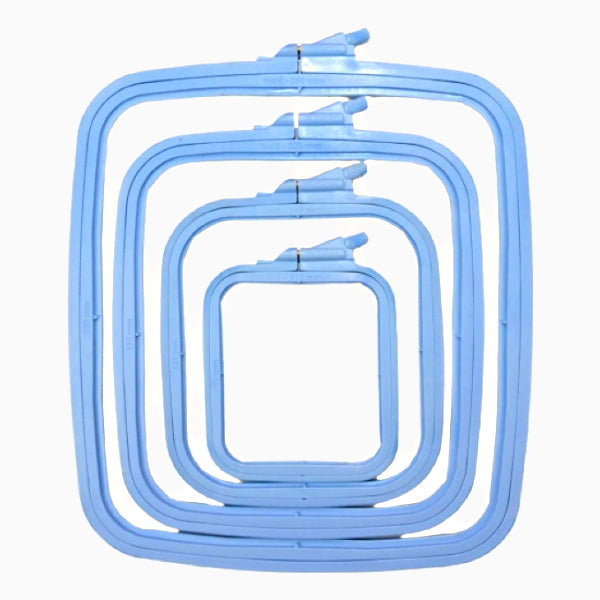 Nurge Plastic Square (Rectangular) Hoop 19.5x22cm - No 3 Pastel Blue