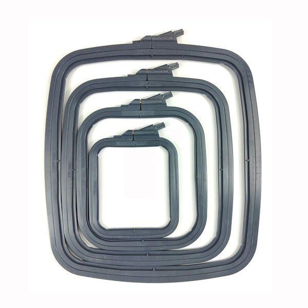 Nurge Plastic Square (Rectangular) Hoop 9.5x11cm - No 1 Grey