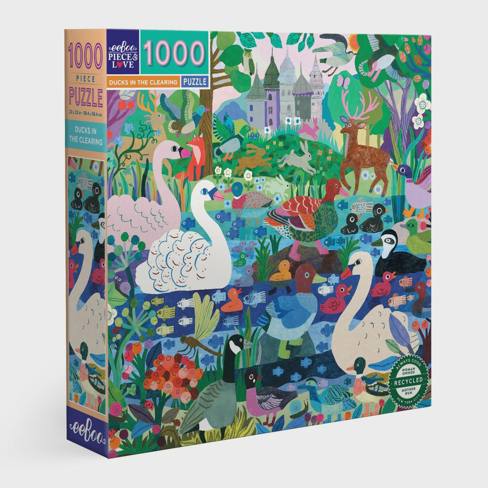 Eeboo 1000pc Puzzle - Ducks In The Clearing