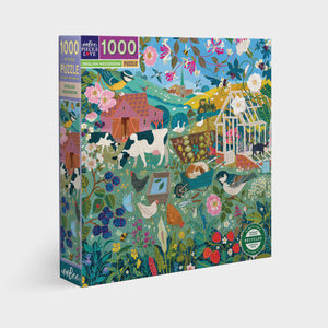 Eeboo 1000pc Puzzle English Hedgerow