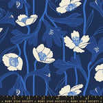 Water Flowers - Navy