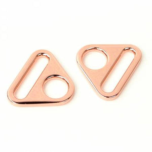 Sallie Tomato Triangle Ring 1" Rose Gold