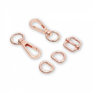 Sallie Tomato Basic Hardware Kit 1/2" Rose Gold