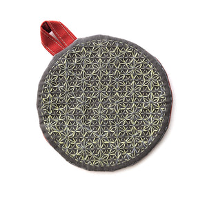 Sashiko Coaster Kit Slate (6pc)