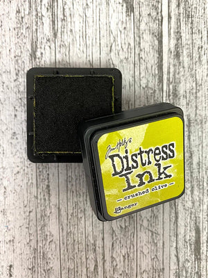 Tim Holtz Mini Distress Pad Crushed Olive