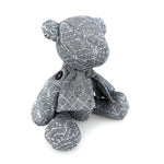 Little Sashiko Teddy Bear Black