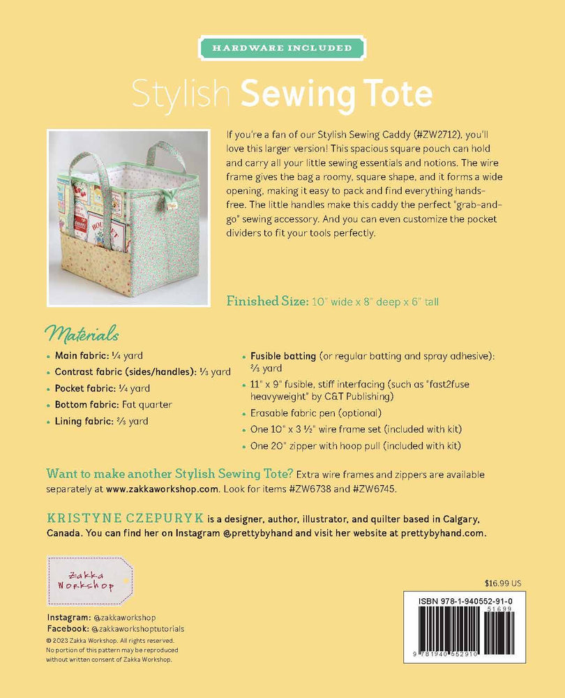 Stylish Sewing Tote