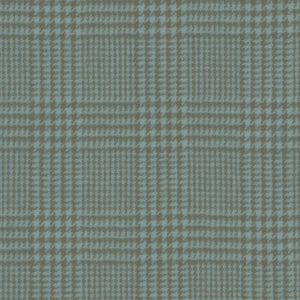 Sue Spargo Glen Check Wool Fat Eighth Baby Blue