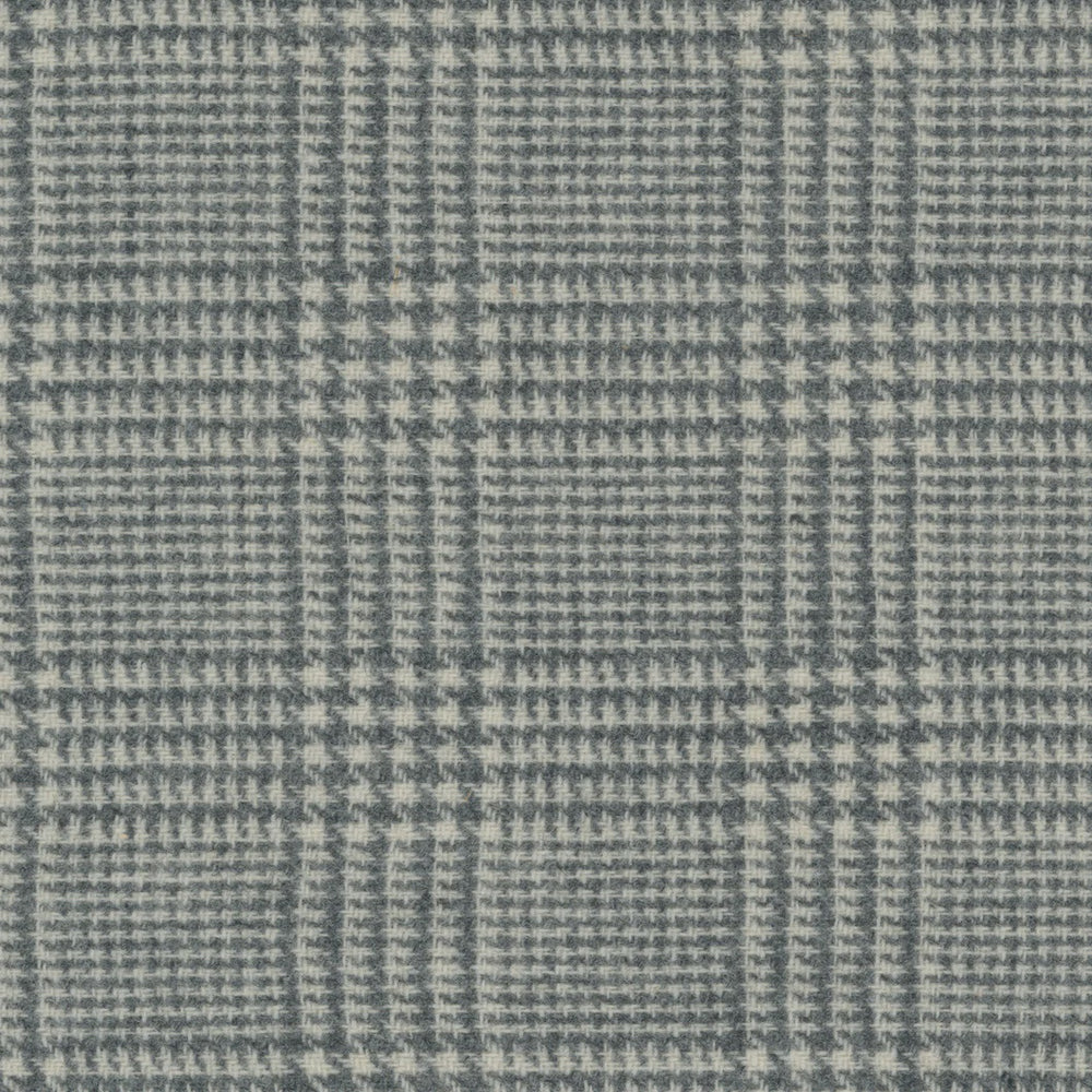 Sue Spargo Glen Check Wool Fat Eighth Grey Parchment