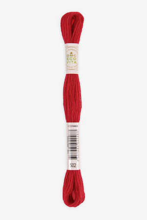 DMC Eco Vita Organic Wool Thread 16m Fiery Madder