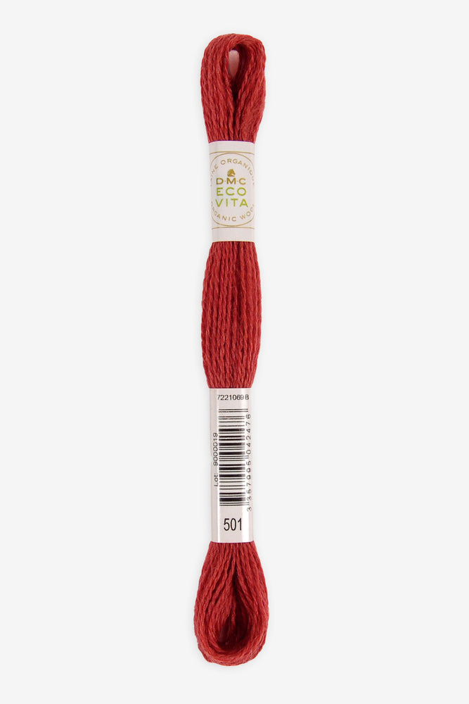DMC Eco Vita Organic Wool Thread 16m Imperial Madder