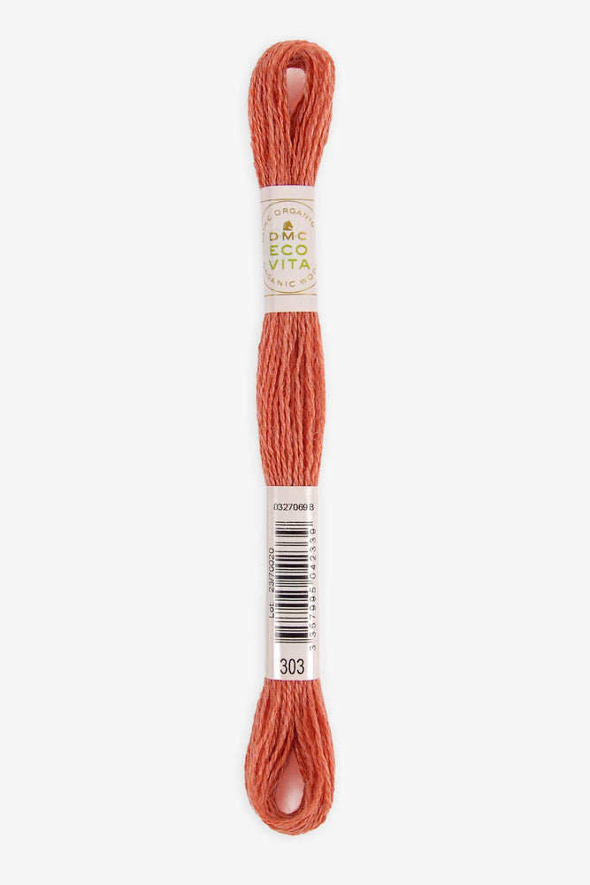 DMC Eco Vita Organic Wool Thread 16m Papaya Madder
