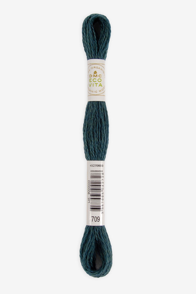 DMC Eco Vita Organic Wool Thread 16m Cypress Indigo