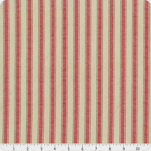 Christmas Linen Stripe - Christmas
