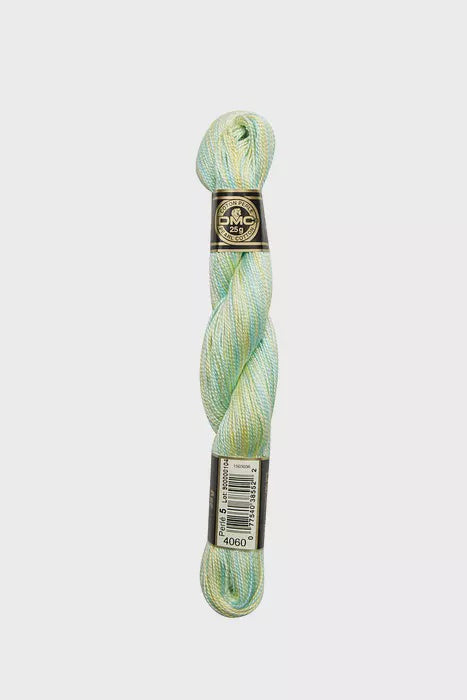 Colour Variations Cotton Pearl #5 Skein 4060 Green Shoots